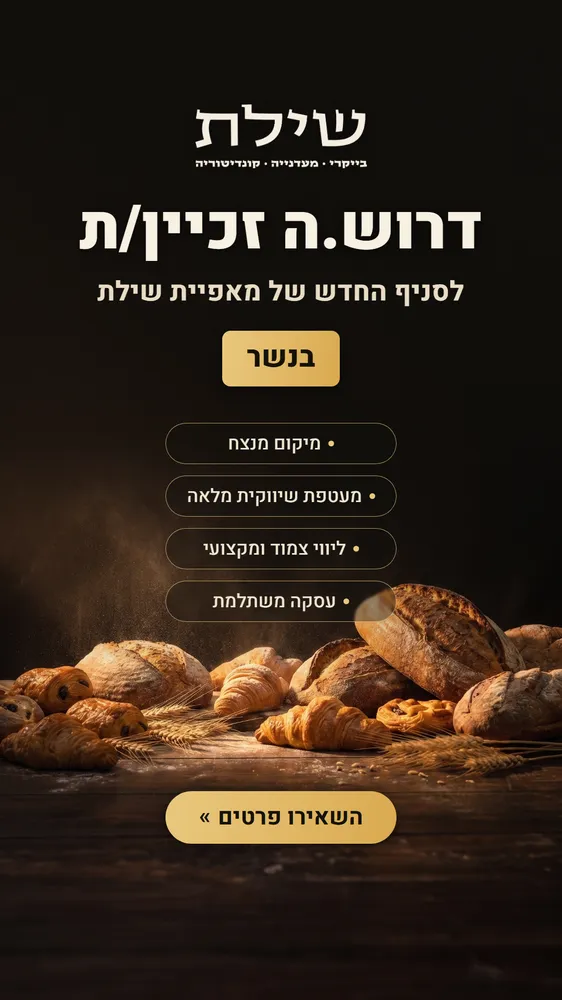 עיצוב קריאייטיב - מאפיית שילת
