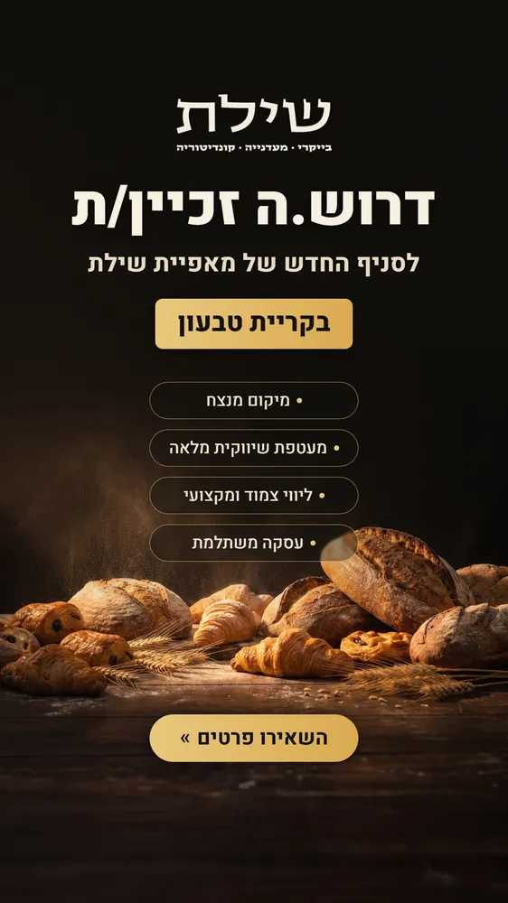 עיצוב קריאייטיב - מאפיית שילת